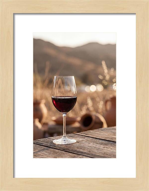 Wine Glass With Red Wine