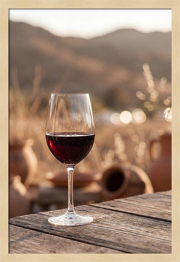 Wine Glass With Red Wine