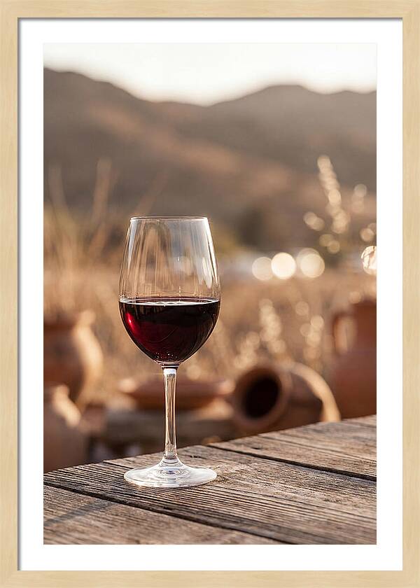 Wine Glass With Red Wine