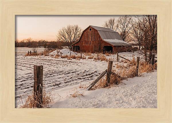 Winter Farm Serenity