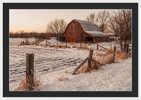 Winter Farm Serenity