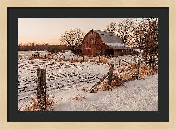 Winter Farm Serenity
