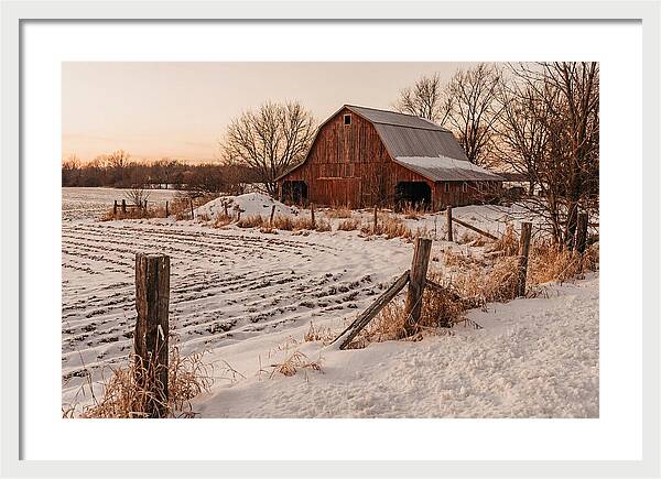 Winter Farm Serenity