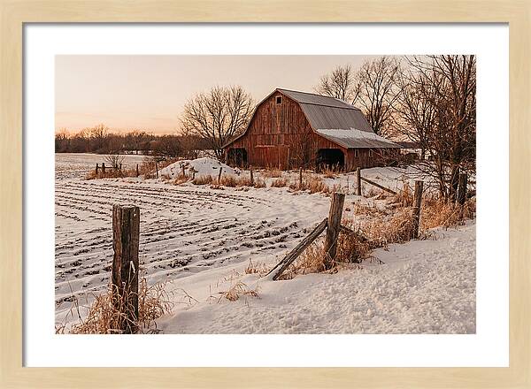 Winter Farm Serenity