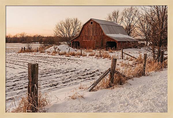 Winter Farm Serenity
