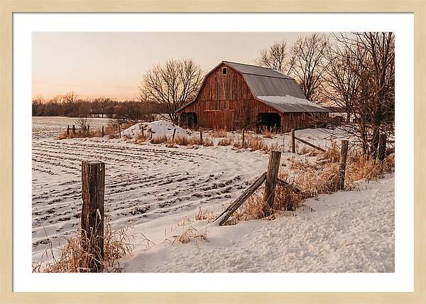 Winter Farm Serenity