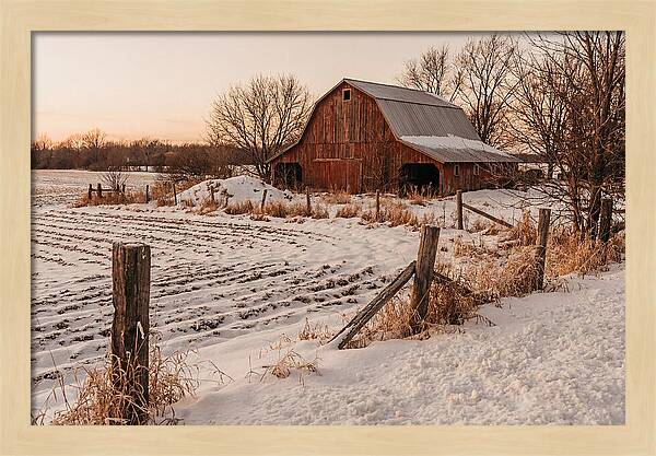 Winter Farm Serenity