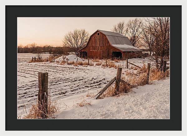 Winter Farm Serenity