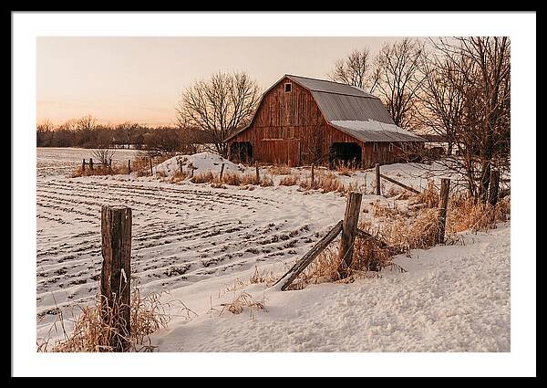 Winter Farm Serenity