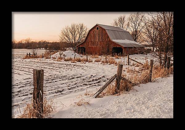 Winter Farm Serenity