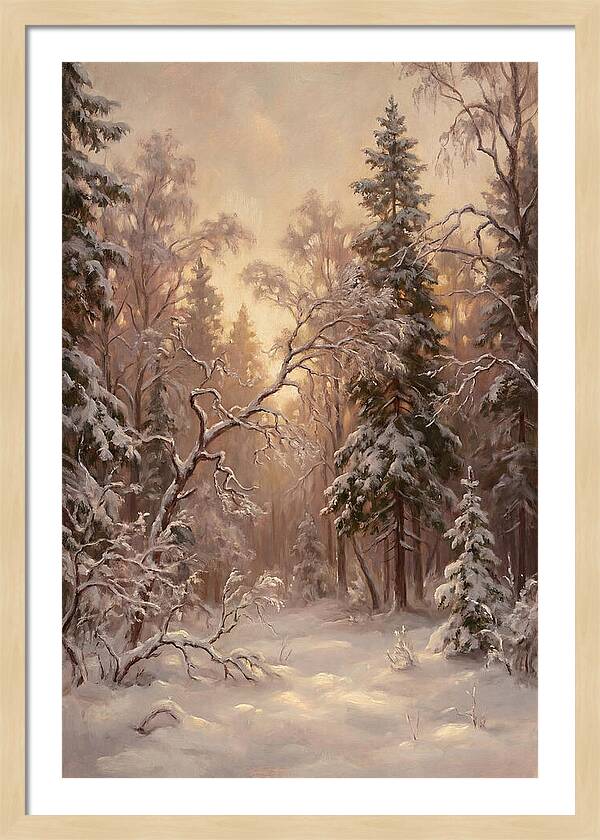 Winter Forest Scene