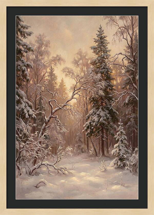 Winter Forest Scene