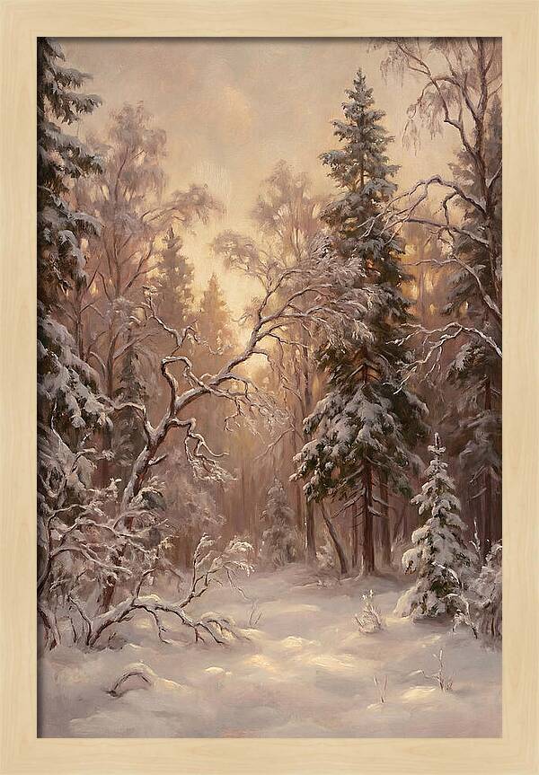 Winter Forest Scene