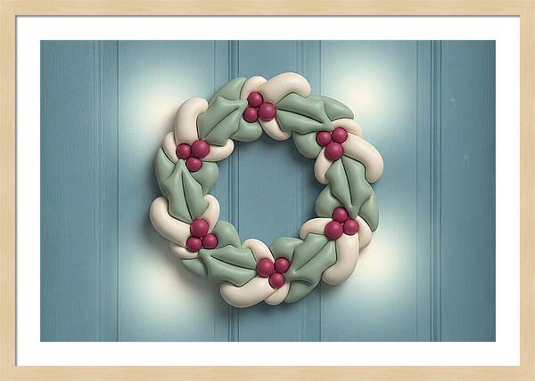 Winter Holly Wreath
