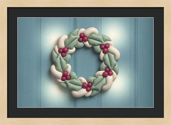 Winter Holly Wreath