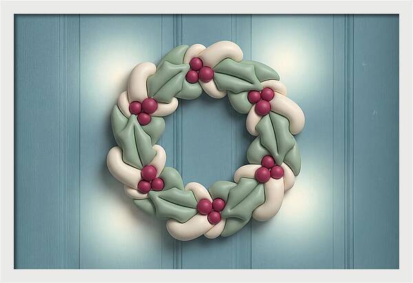 Winter Holly Wreath