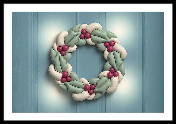 Winter Holly Wreath