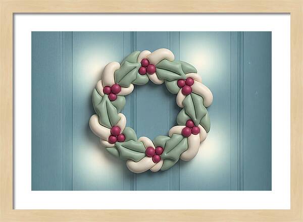 Winter Holly Wreath