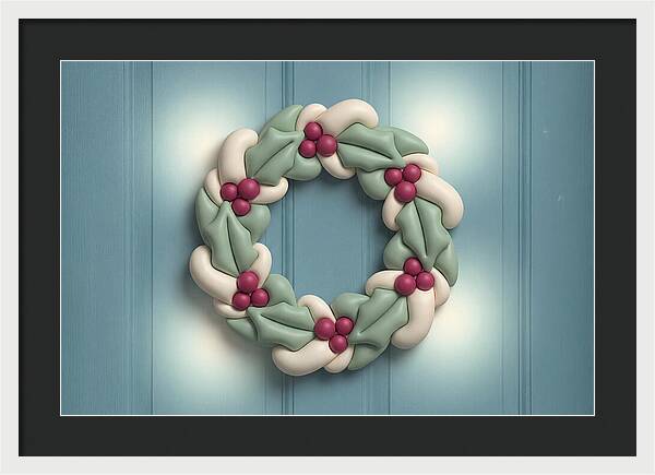 Winter Holly Wreath