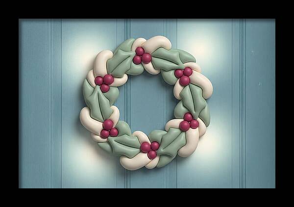 Winter Holly Wreath
