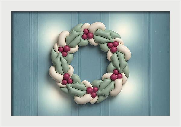 Winter Holly Wreath