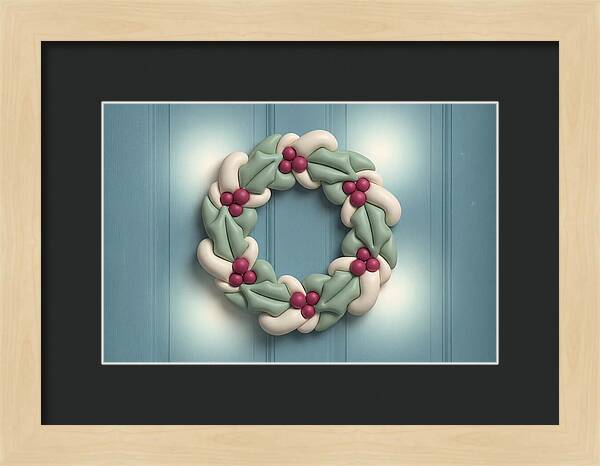 Winter Holly Wreath