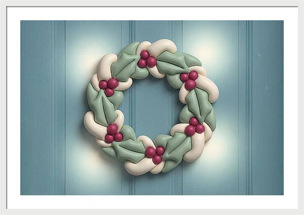 Winter Holly Wreath