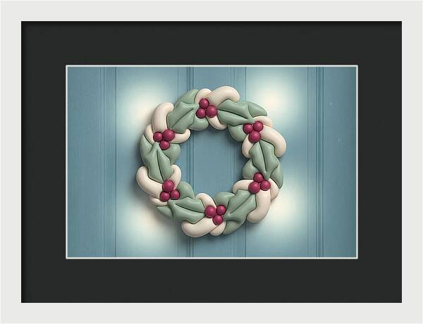 Winter Holly Wreath