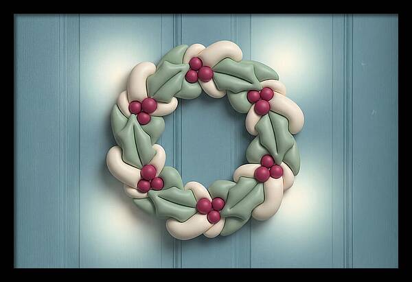 Winter Holly Wreath