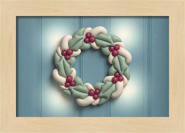 Winter Holly Wreath