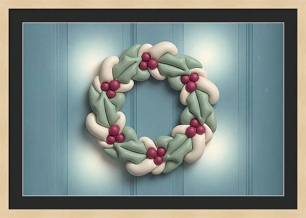 Winter Holly Wreath