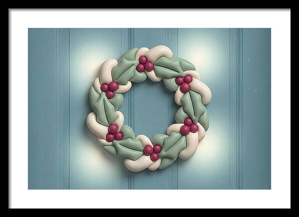 Winter Holly Wreath