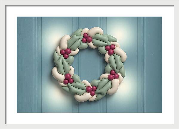 Winter Holly Wreath