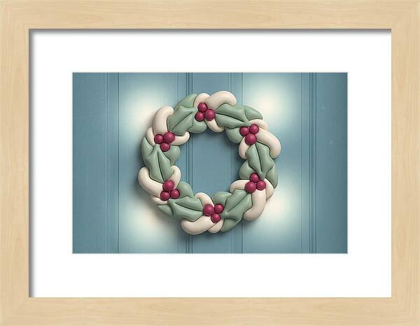 Winter Holly Wreath