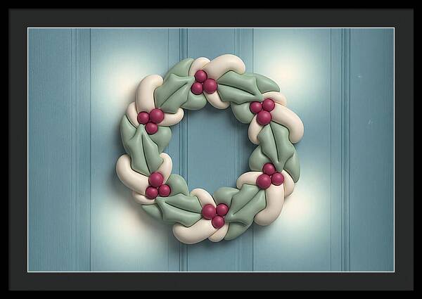 Winter Holly Wreath
