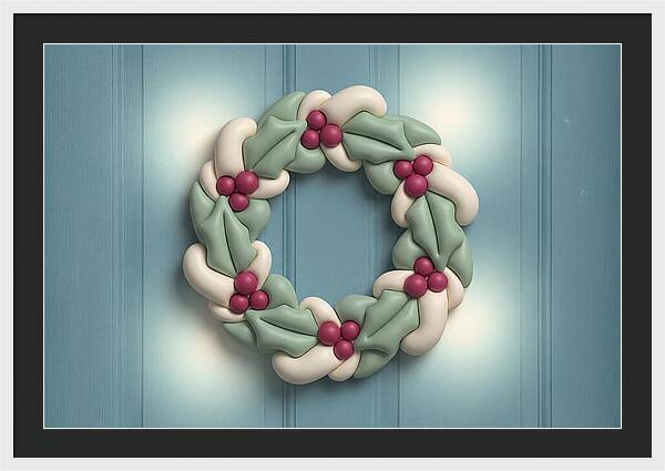 Winter Holly Wreath