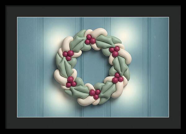 Winter Holly Wreath