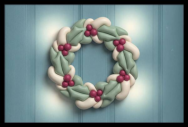 Winter Holly Wreath
