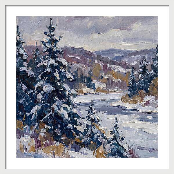 Winter Serenity In Snow