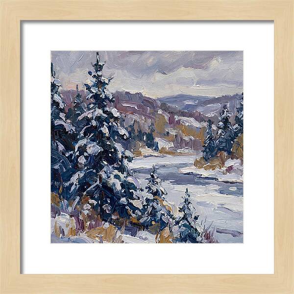 Winter Serenity In Snow