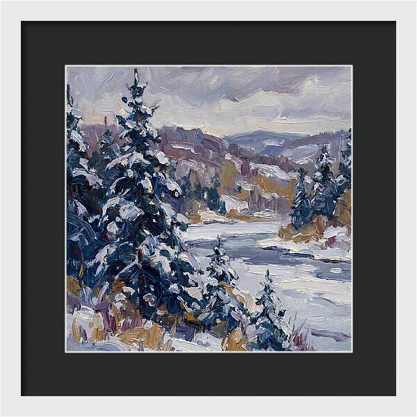 Winter Serenity In Snow