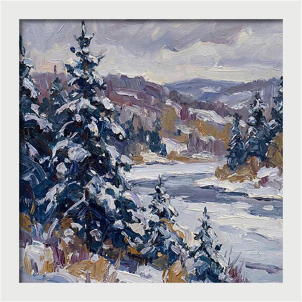 Winter Serenity In Snow