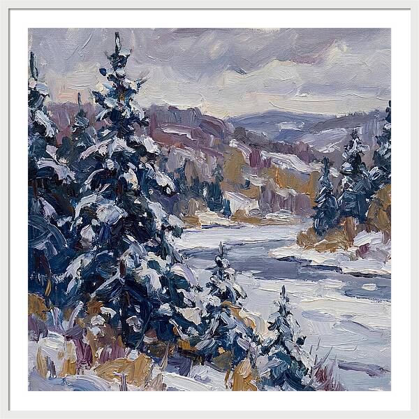 Winter Serenity In Snow