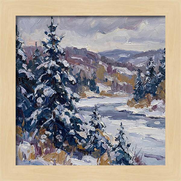 Winter Serenity In Snow