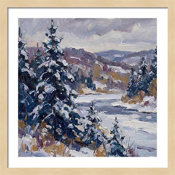 Winter Serenity In Snow