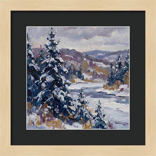 Winter Serenity In Snow