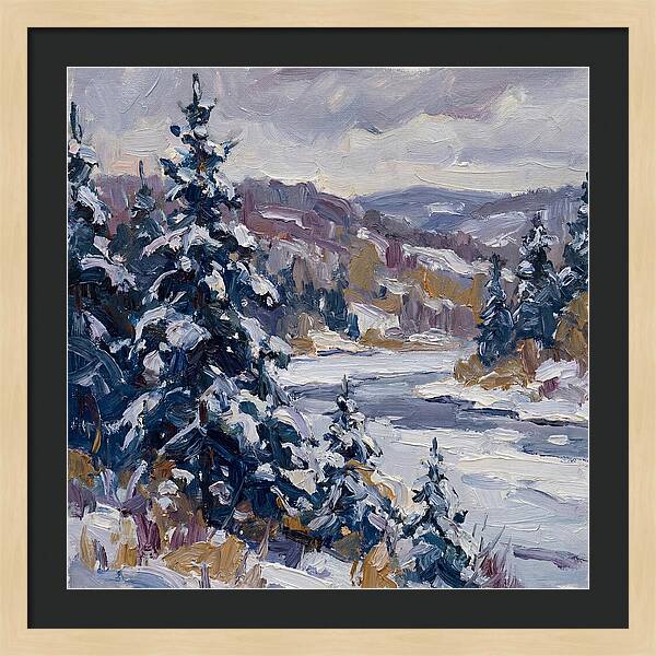Winter Serenity In Snow