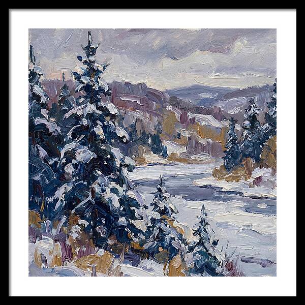 Winter Serenity In Snow