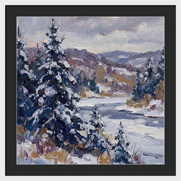 Winter Serenity In Snow