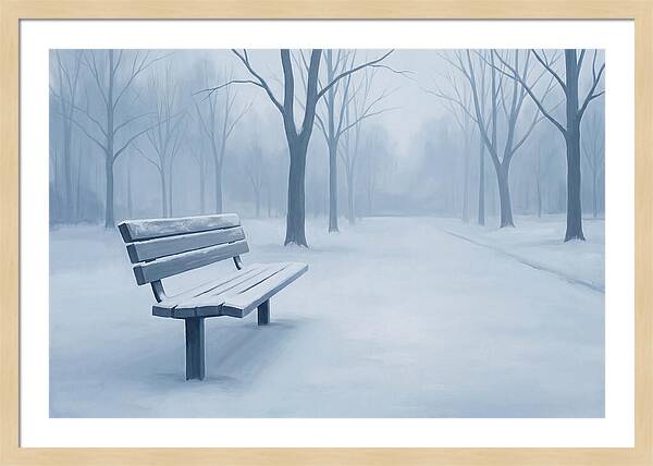 Winter Serenity In Snow